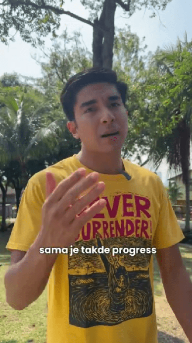 syed saddiq explaining his motive behind 'langkah muar' movement