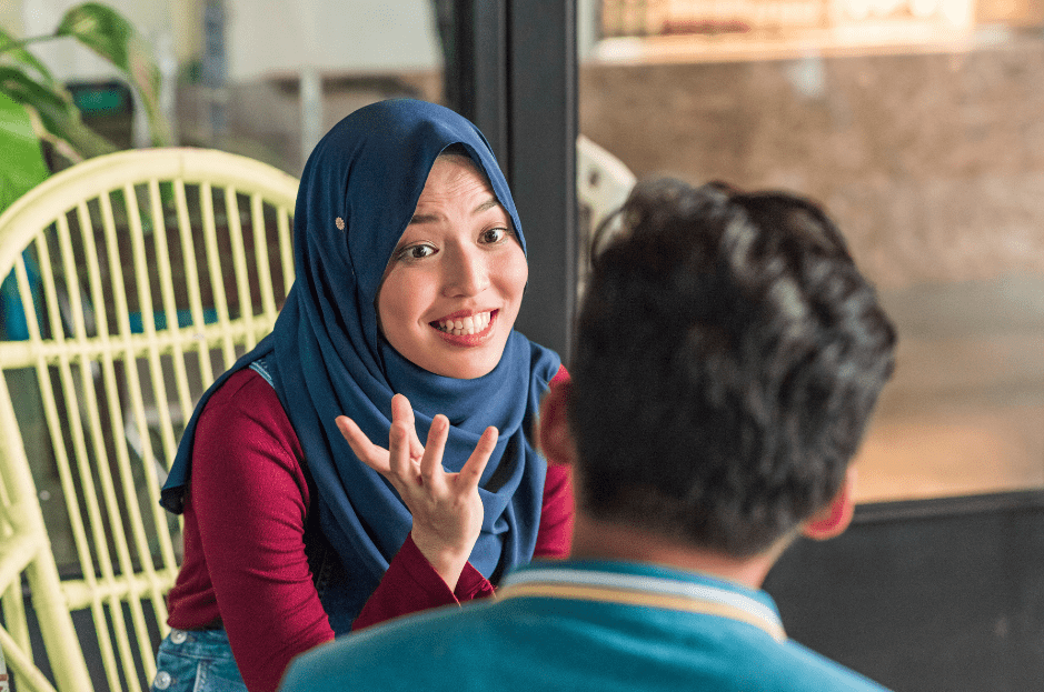 Don't be afraid to talk things out