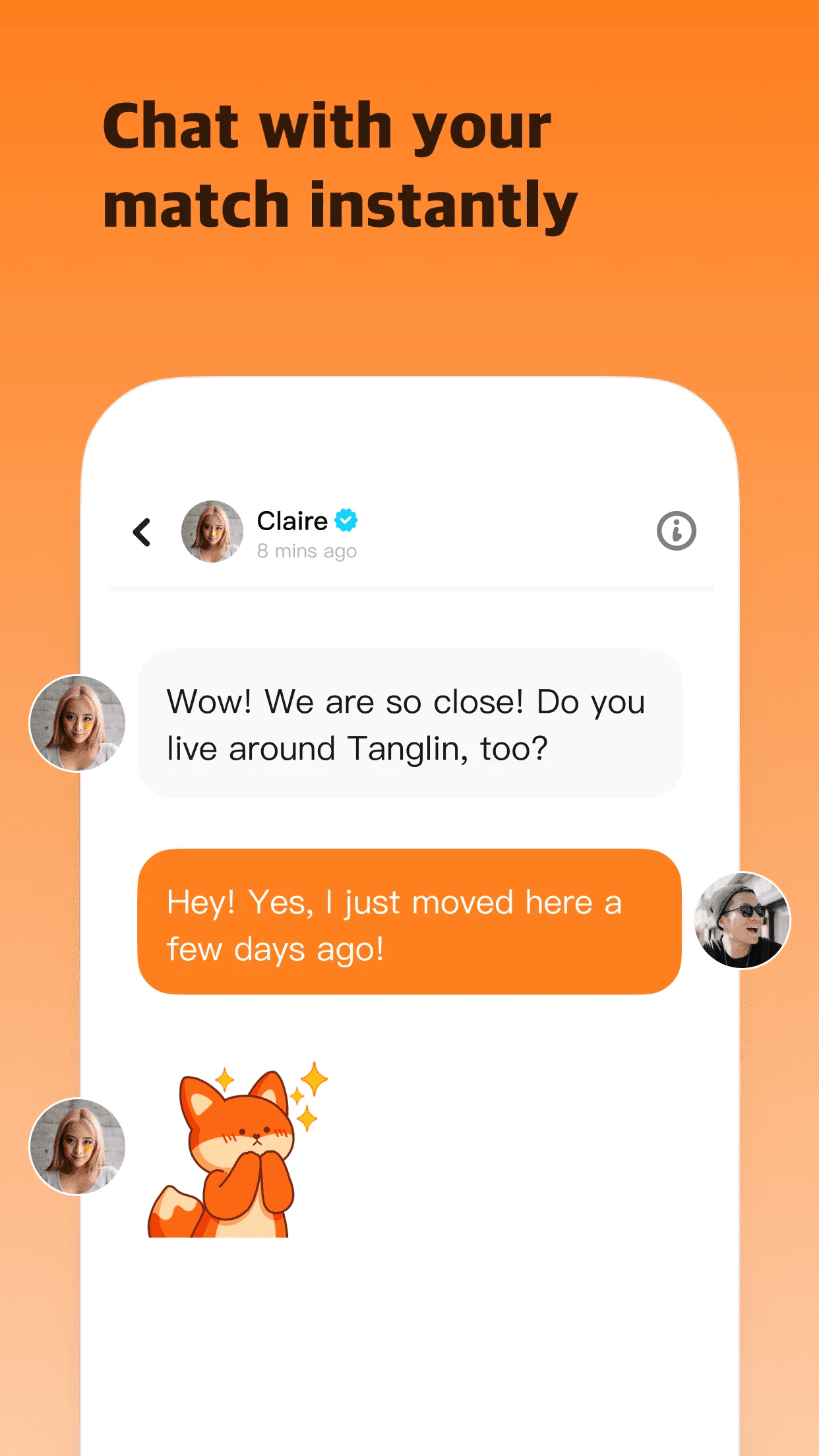 Tantan app interface