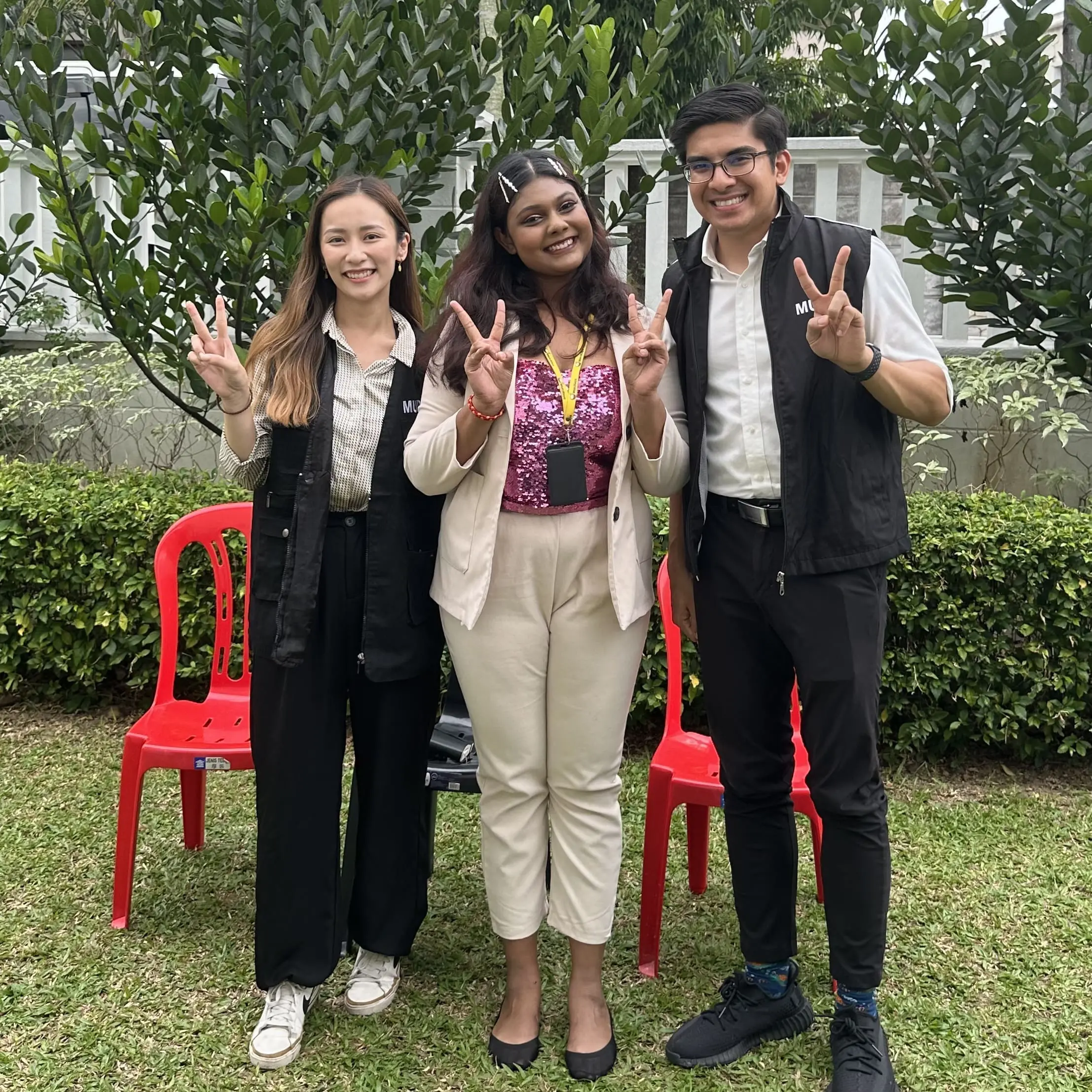 WeirdKaya talent with Abe Lim and Syed Saddiq