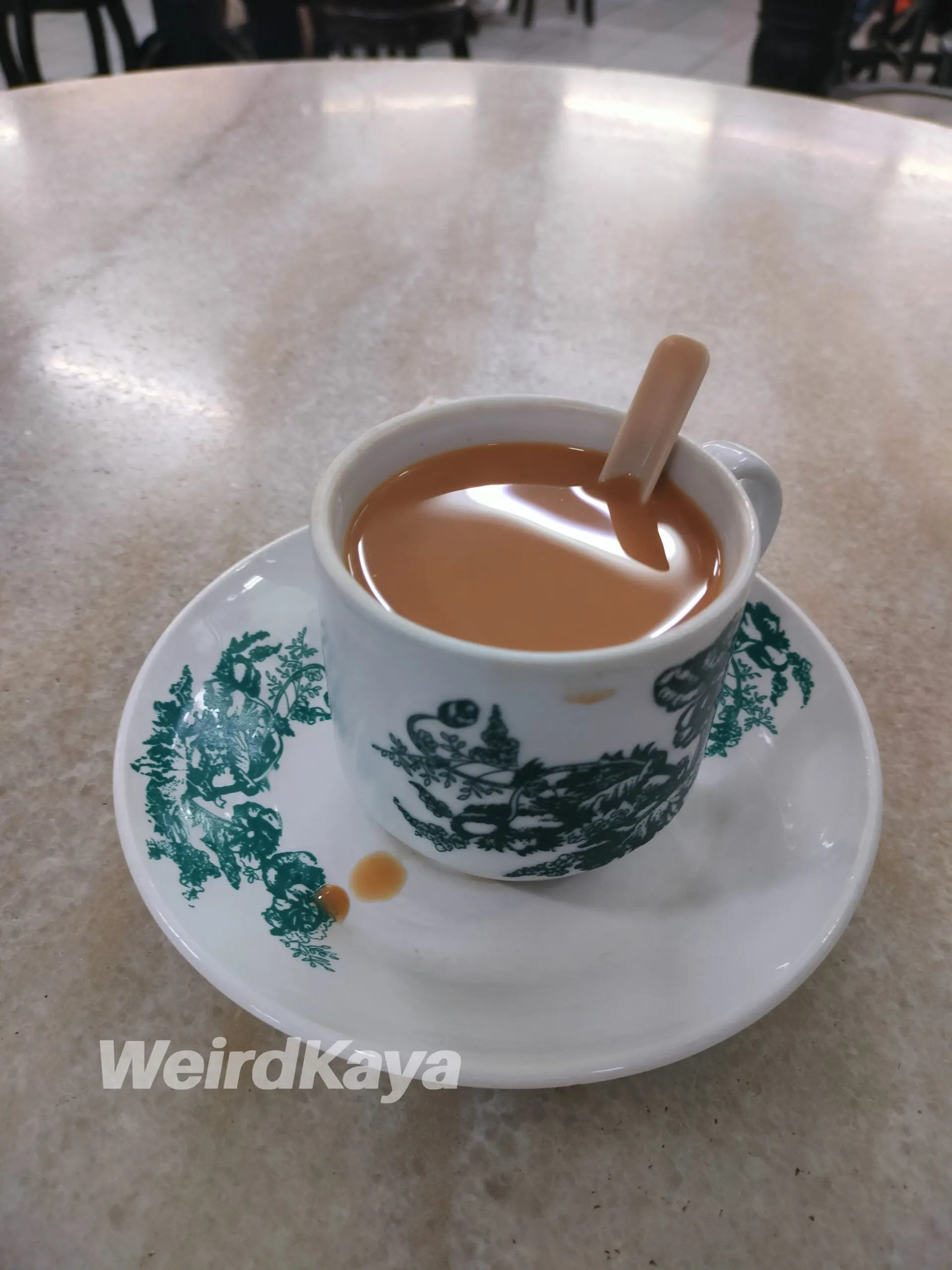 teh kopitiam glass cup