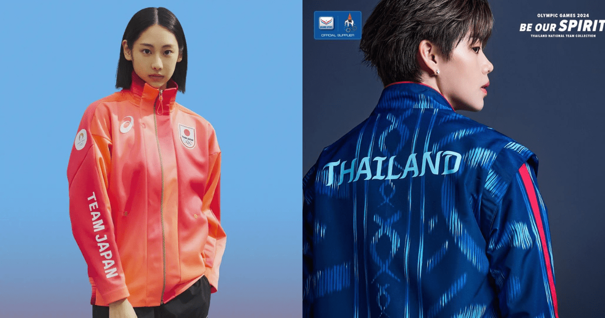 Thailand and Japan's Olympics attire