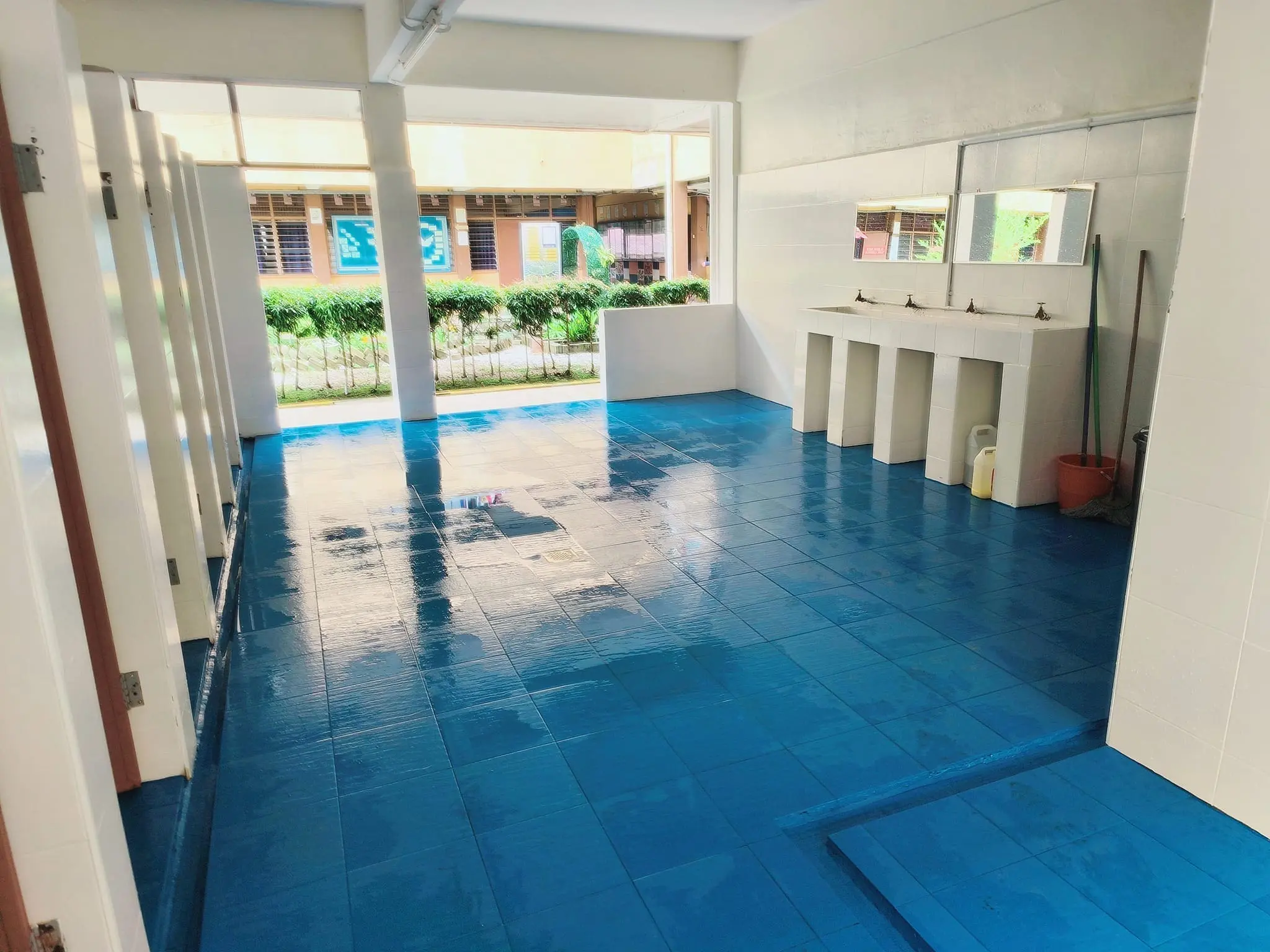 The Open-Air Toilet In Johor School 1