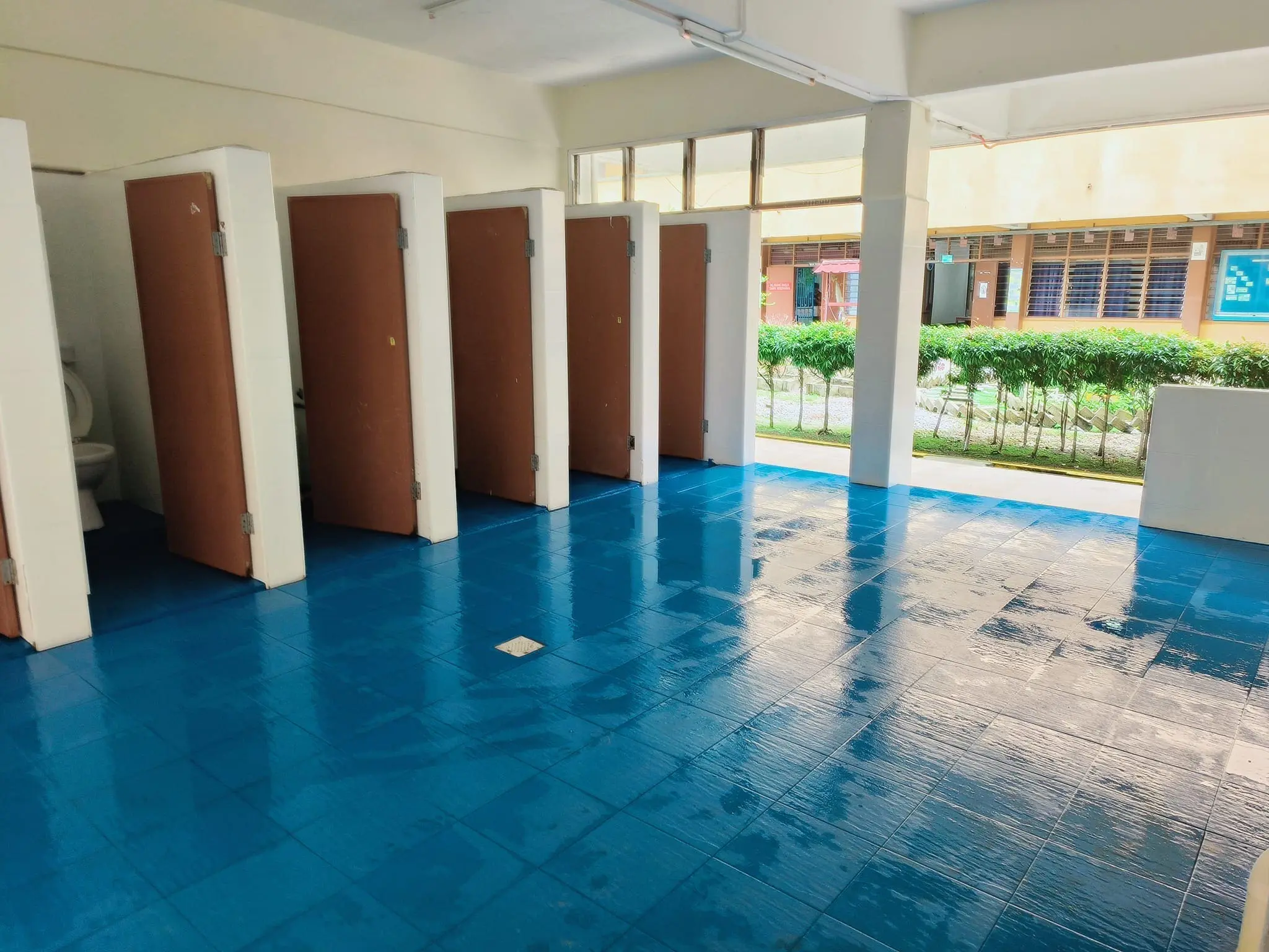 The Open-Air Toilet In Johor School 2