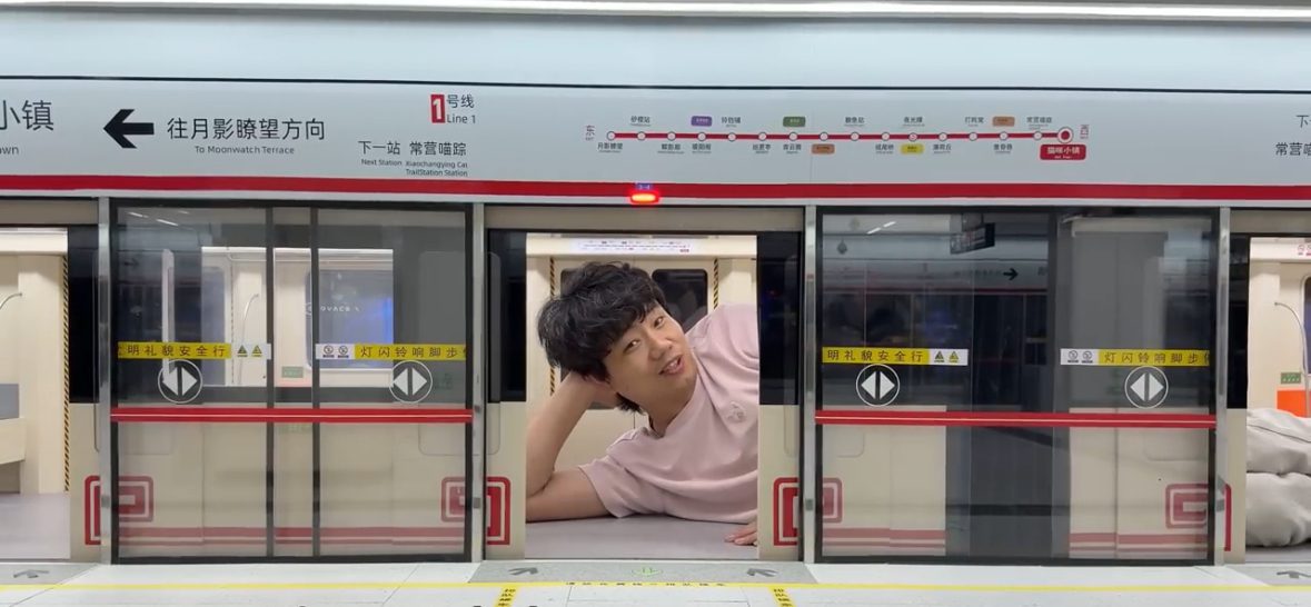 This YouTuber Spends 4 Months Building Mini Subway Station For His Maine Coon Cats