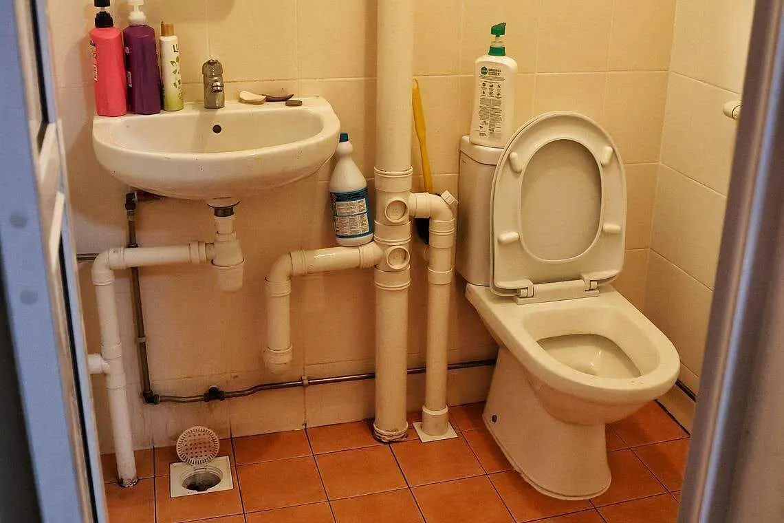 Toilet where SG man found his father's body