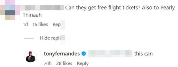 Tony Fernandes Hints At Free Flight Tickets For Aaron-Wooi Yik & Pearly-Thinaah For Their Olympic Performance