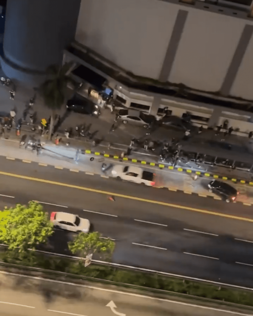 Toyota Hilux rams into crowd at Old Klang Road