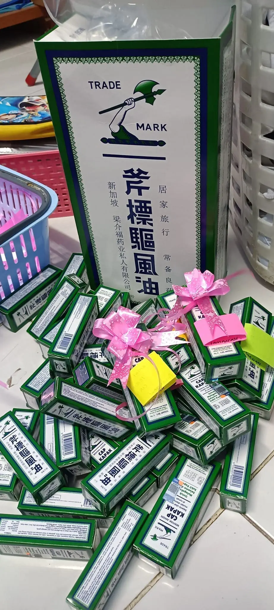 traditional pain relief oil as present