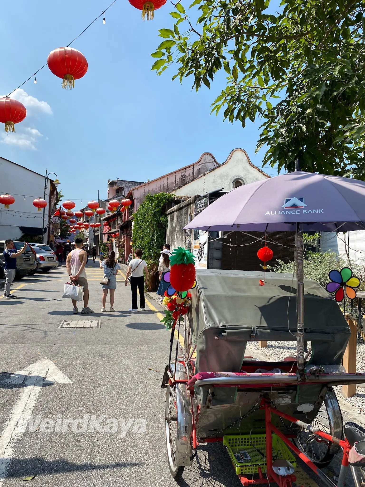 Trishaw at Penang armenian street