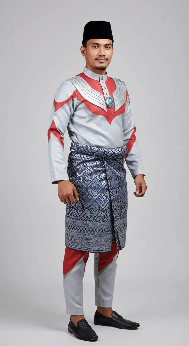 Ultraman traditional malay costume (1)