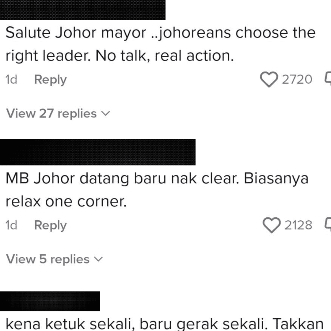 Johor MB 'Spotchecks' JB Customs, Reprimands Staff For Having Only One Motorcycle Lane Open comment 1