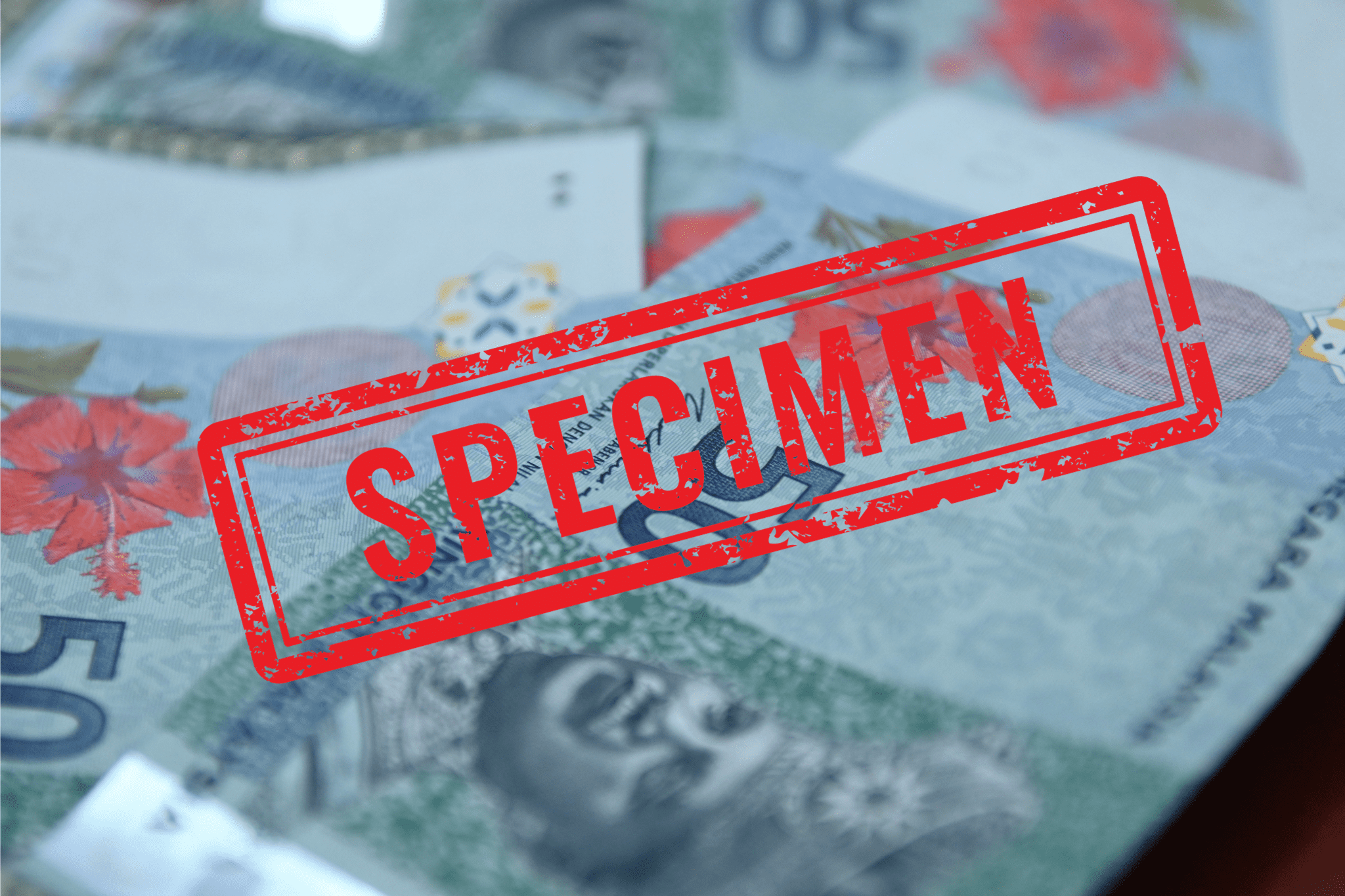 RM50 notes - specimen