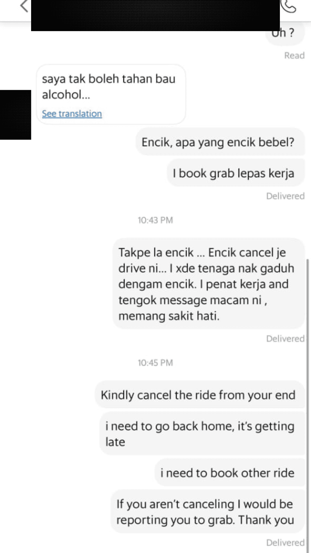 "I Don't Fetch Customers Who Drink Alcohol" — M'sian Accuses Grab Driver Of Racism While Booking A Ride Home