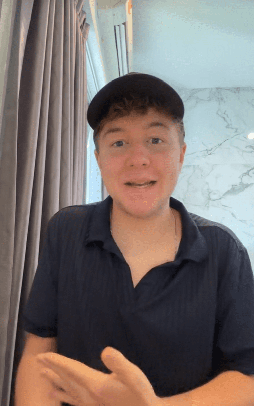 US TIkToker sharing his favorite countries