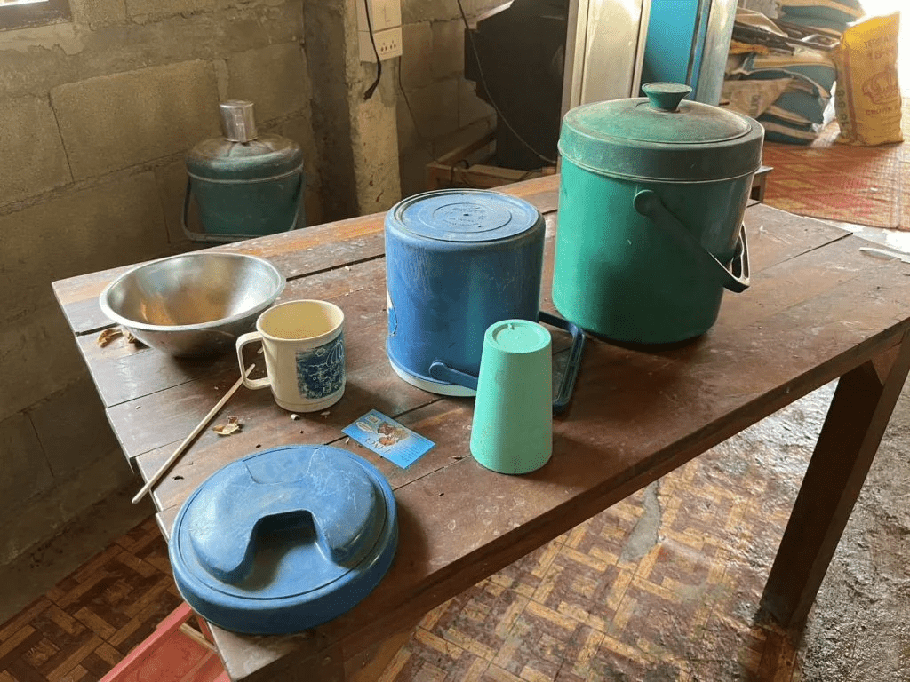 Utemsils at Phongsakorn's home