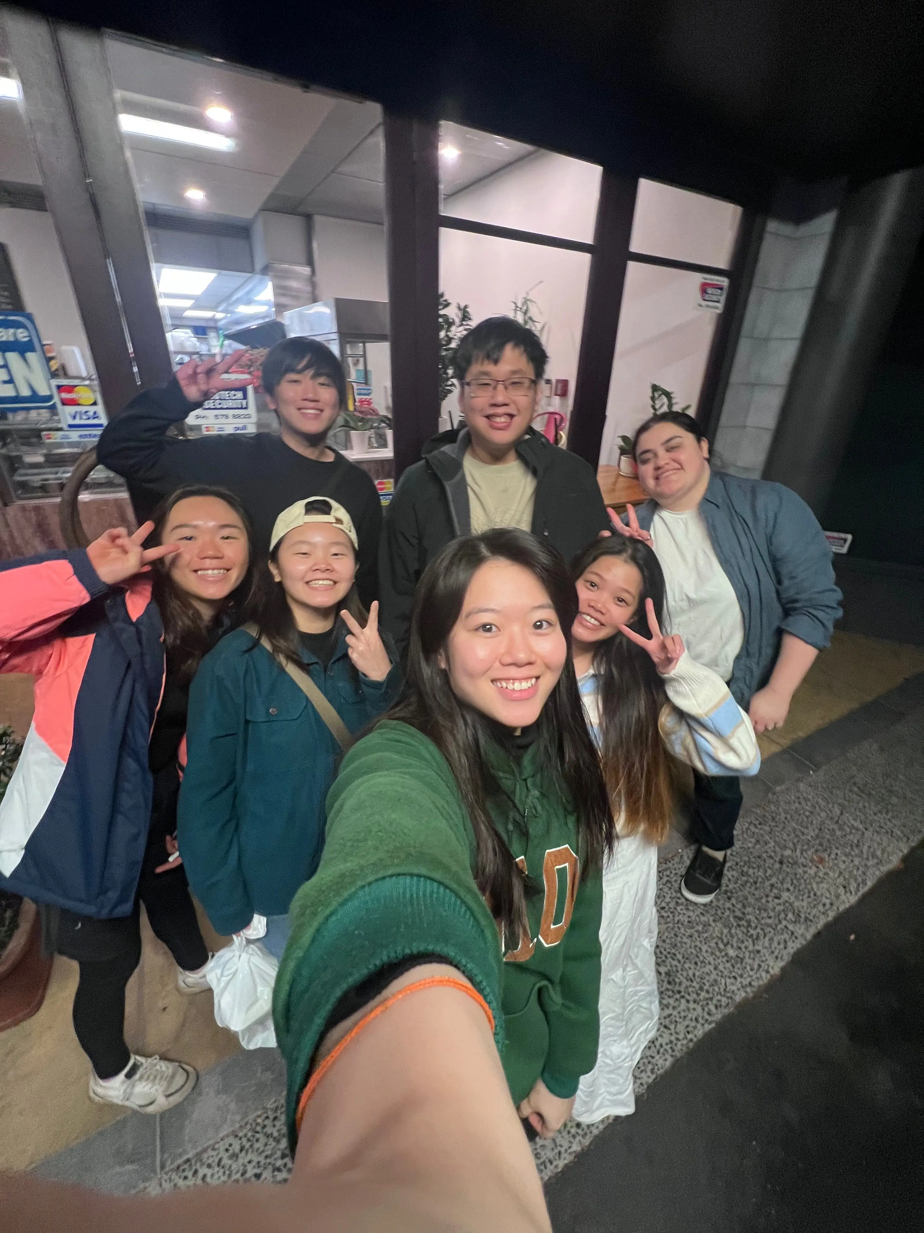 Vanessa Tan and friends in NZ