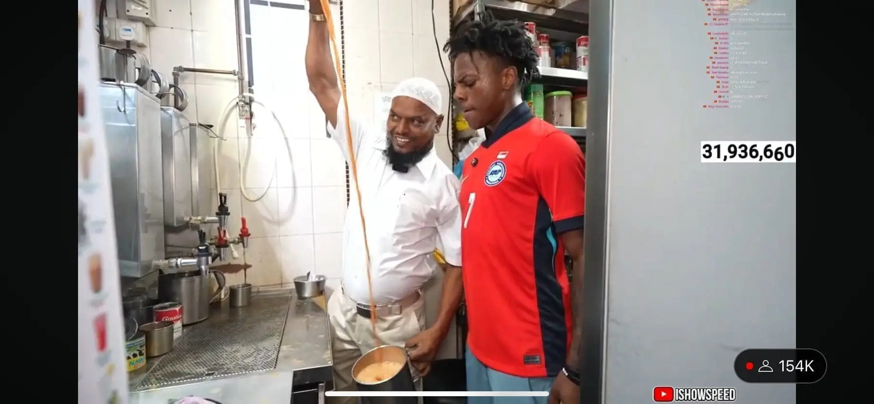 vendor making teh tarik for ISpeedShow