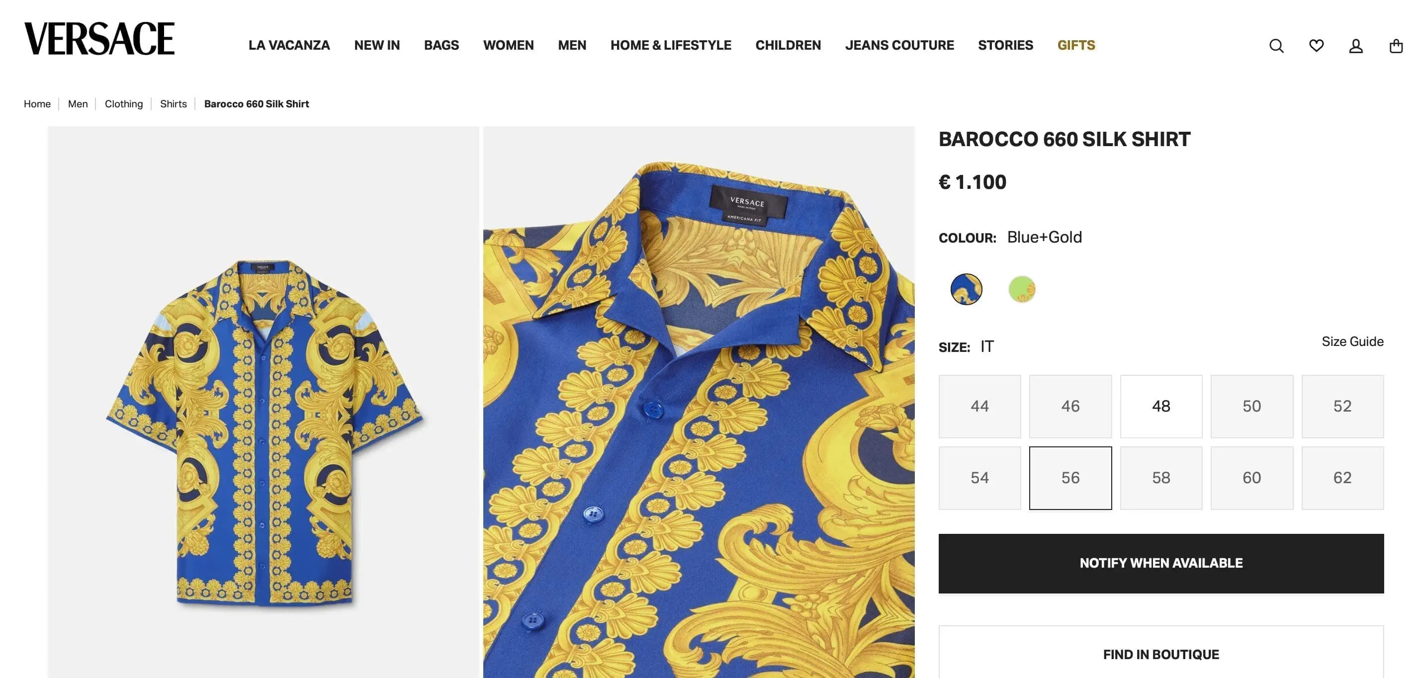 BAROCCO 660 SILK SHIRT
