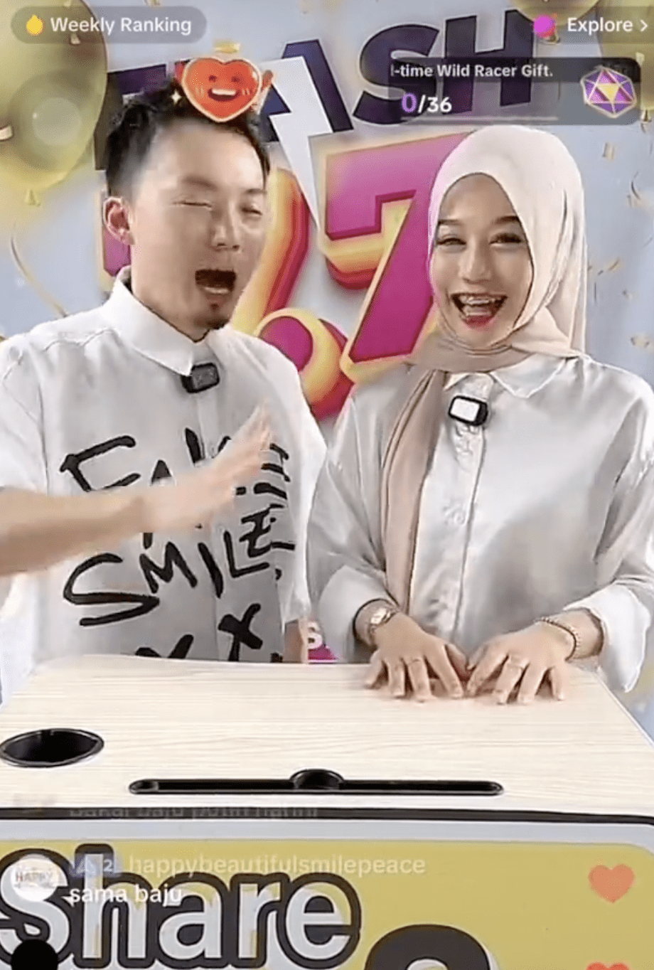 View Chin & Mira back on tiktok live