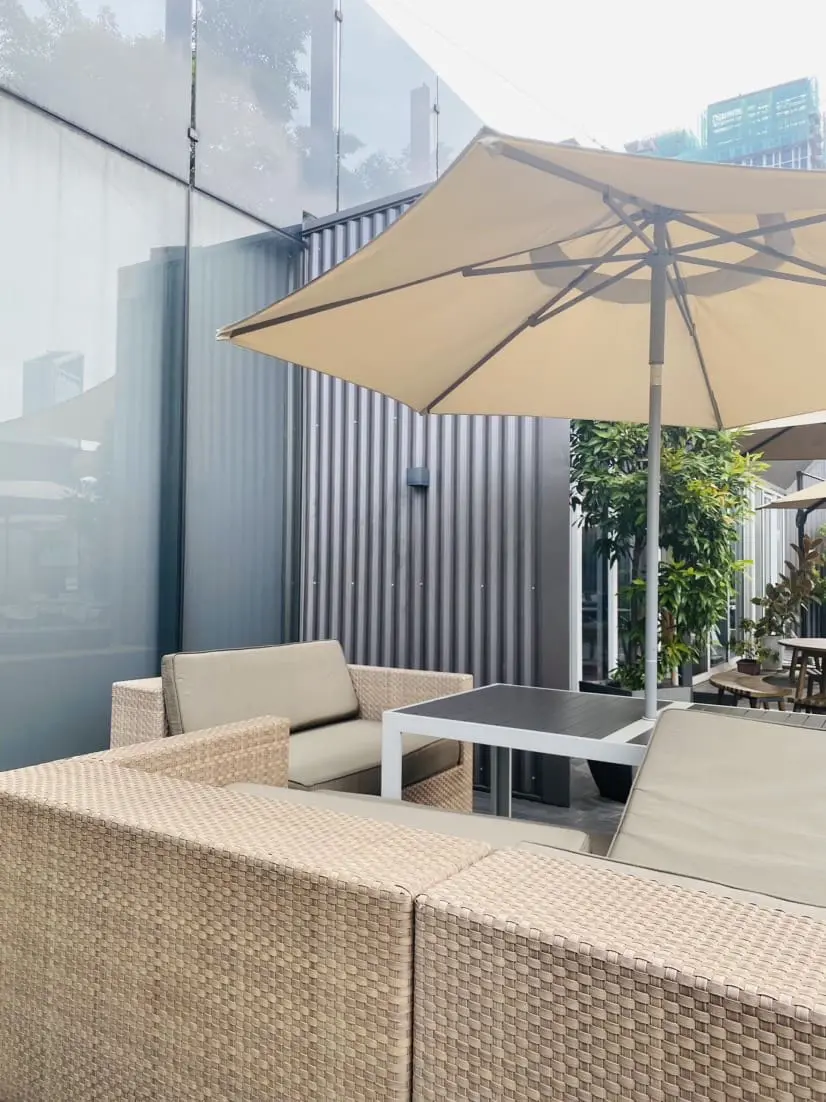 View of the hidden rooftop cafe in KL 2