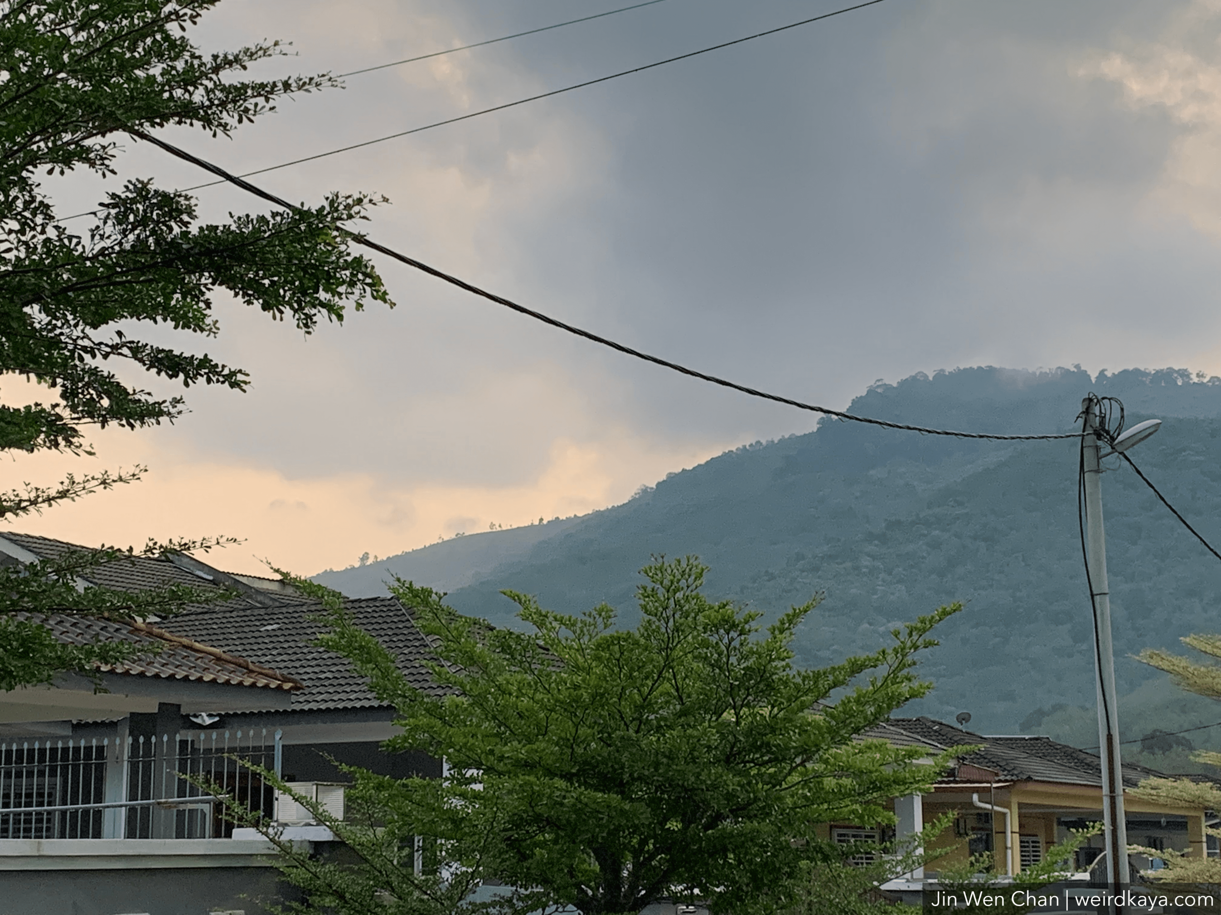 Village Houses with Mountain View