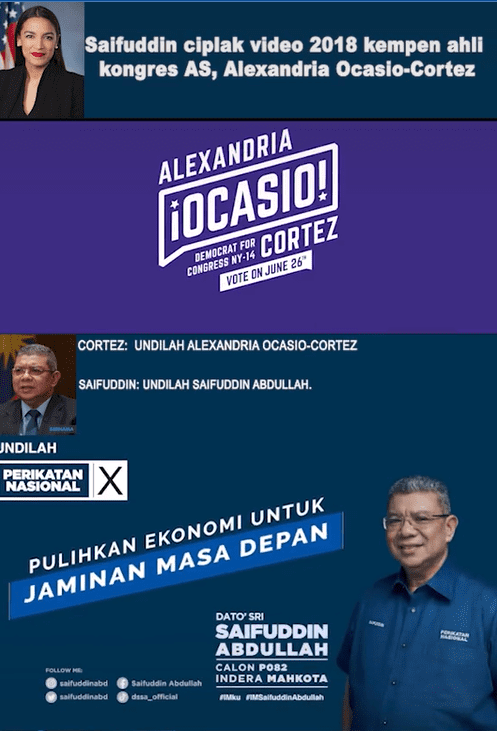 Saifuddin Abdullah vs Alexandria Ocasio-Cortez 