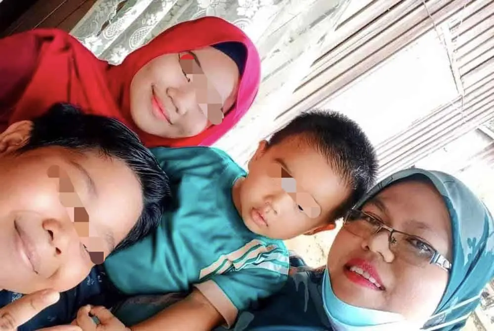 Wan Muhammad Harith Syauqi Wan Hazizi and his family