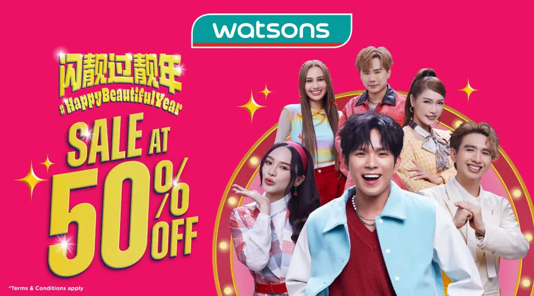 WATSONS 50% OFF CNY 2025