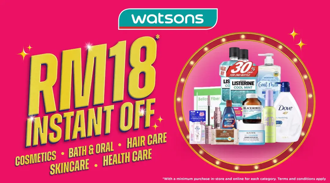 WATSONS RM18 OFF CNY 2025