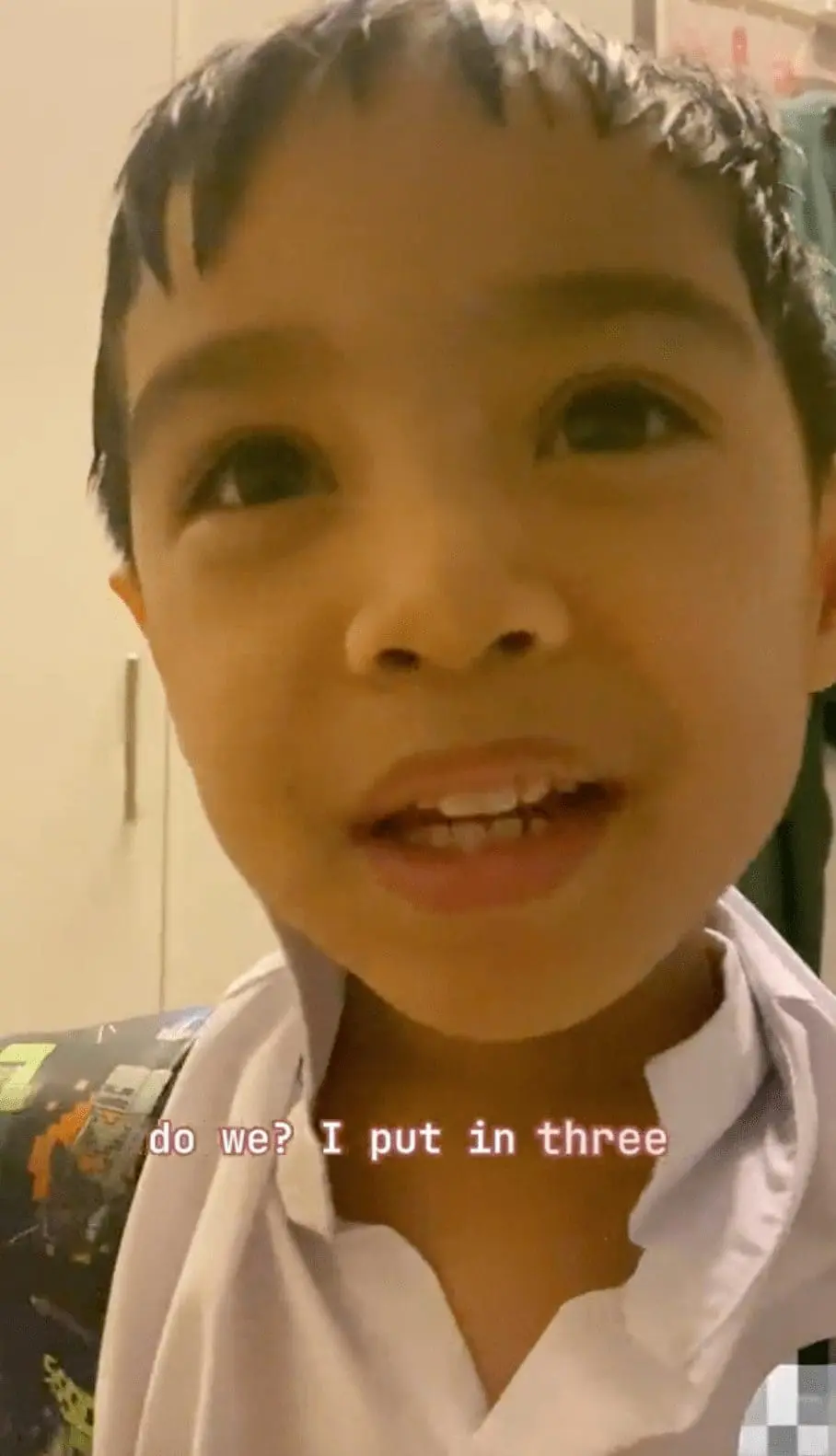 We don't have much money 7yo malaysian thoughtful boy shares 3