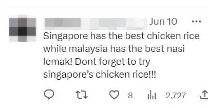 Former Canadian Environment Minister Triggers M'sians After Saying She Had The Best Nasi Lemak Breakfast In S'pore comment 5