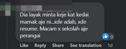 'Got Job?'- 17yo M'sian Applies For Job Without Resume Or Proper Manners, Gets Criticised By Netizens comment 2