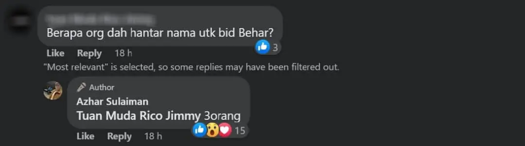 M'sian Actor Looking To Sell 'MAF14' License Plate, Bidding Amount Starts At RM1.85 Million comment 3