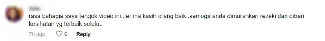 M'sian Influencer Earns Praise From Netizens For Helping A Father Who Gave Up His Job Due To Health Problems comment 2