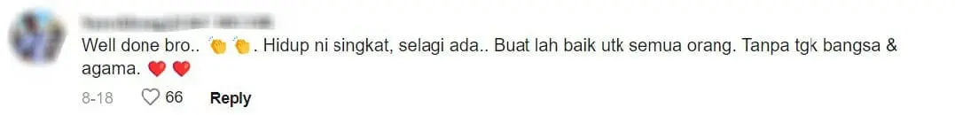 Kind M'sian Man Feeds Another Patient At Shah Alam Hospital, Earns Praise From Netizens comment 1