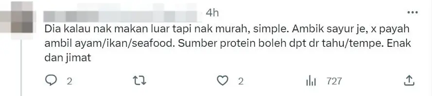 M'sian Expresses Disbelief Over Being Charged RM28 For Economy Rice comment 1