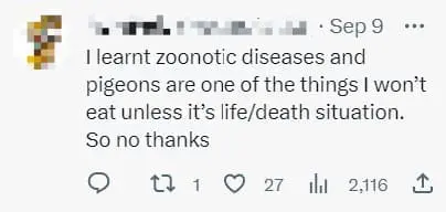 M'sian Woman Claims Eating Pigeons Makes One Beautiful, Netizens Say It's Cruel & Unhygienic