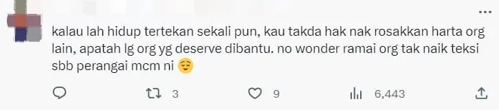 M'sian Taxi Driver Parks Illegally At OKU Spot & Vandalises OKU Car's Wiper, Sparking Outrage comment 2