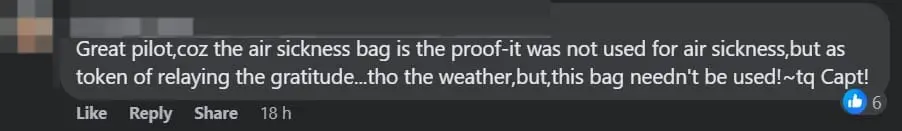 Malaysia Airlines Passenger Thanks Pilot For Smooth Flight By Penning Note On Sick Bag