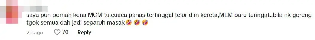 M'sian Woman Accidentally Leaves Eggs Inside Car For 15 Hours, Comes Back To Find All Of Them Half-Cooked