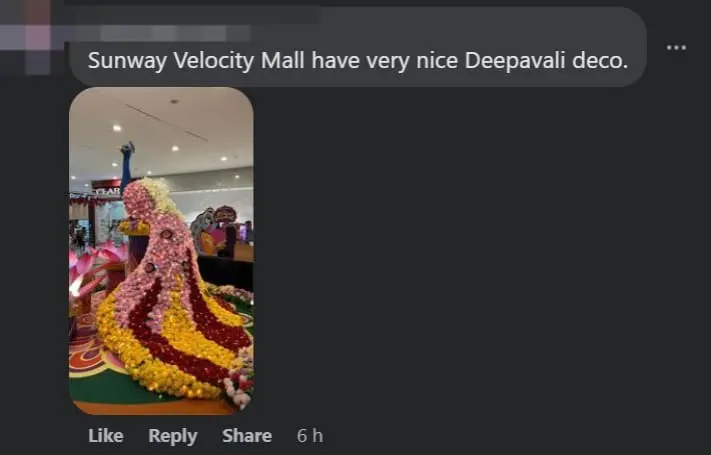 M'sian Woman Laments Shopping Malls' 'Double Standard' In Not Putting Up Deepavali Deco