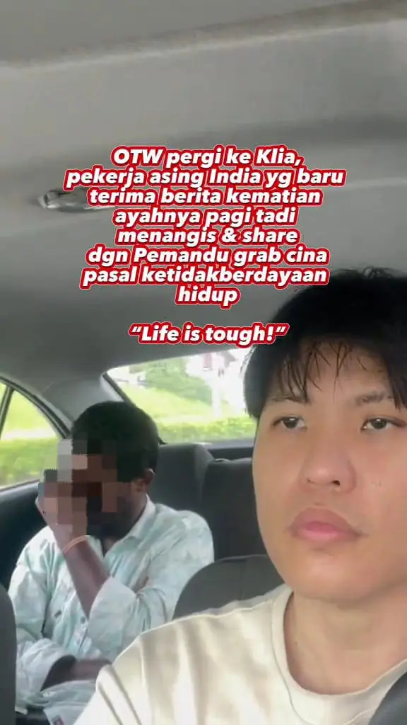 Joe comforting his passenger