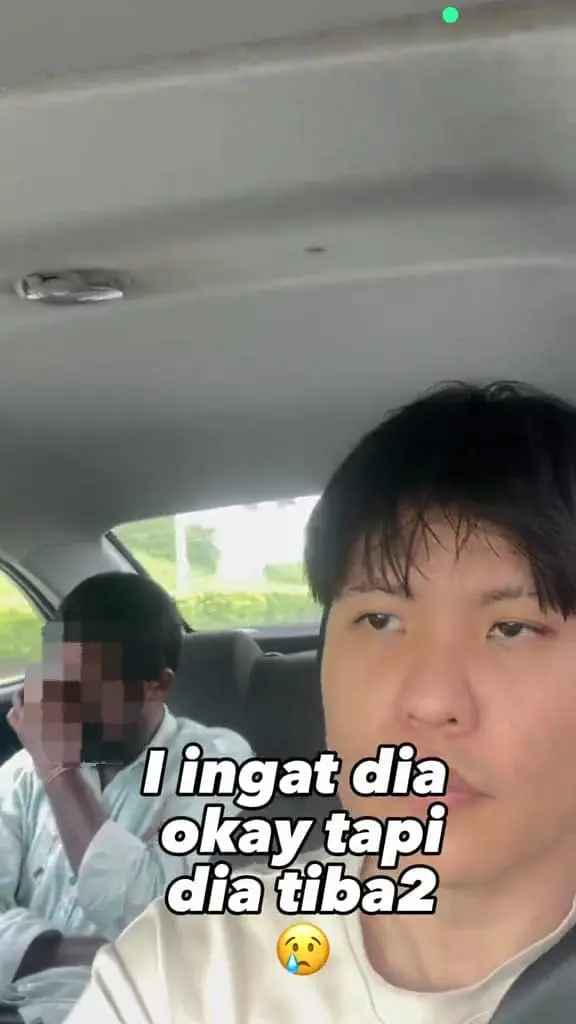 Joe comforting his passenger