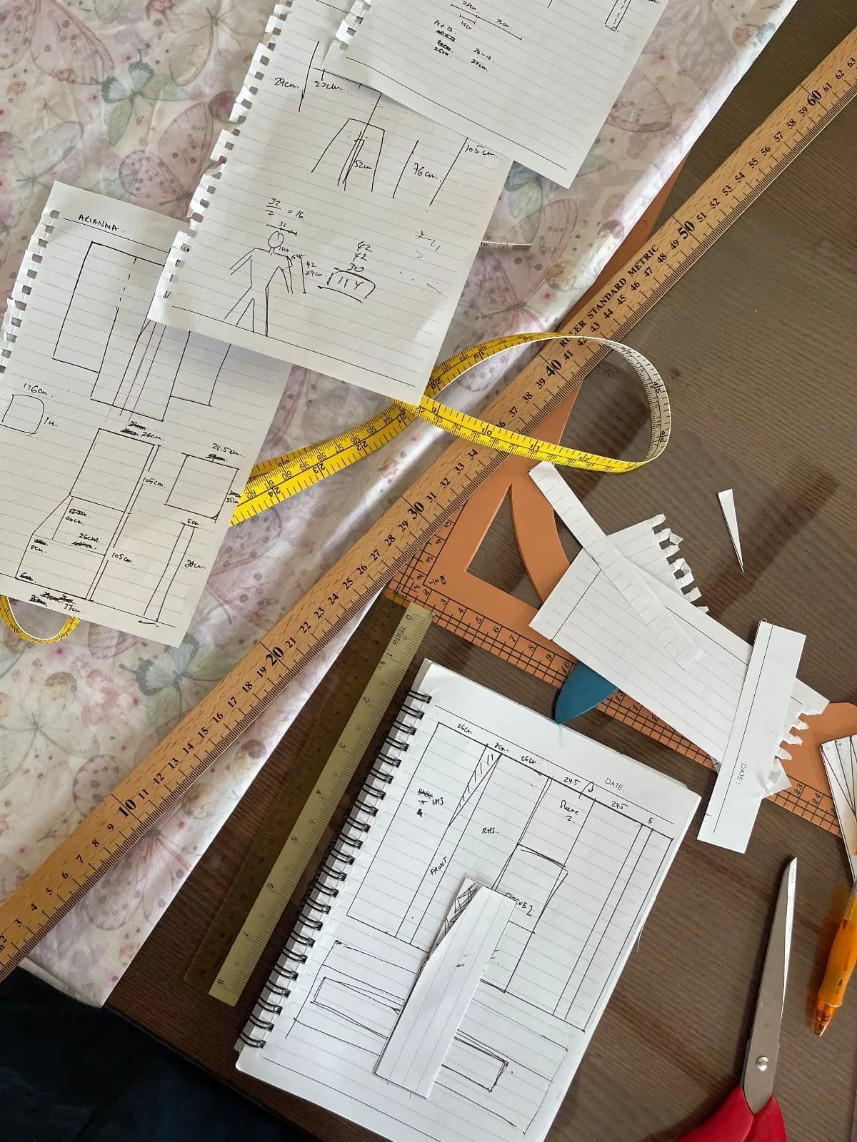 Juju's Kimono sketches