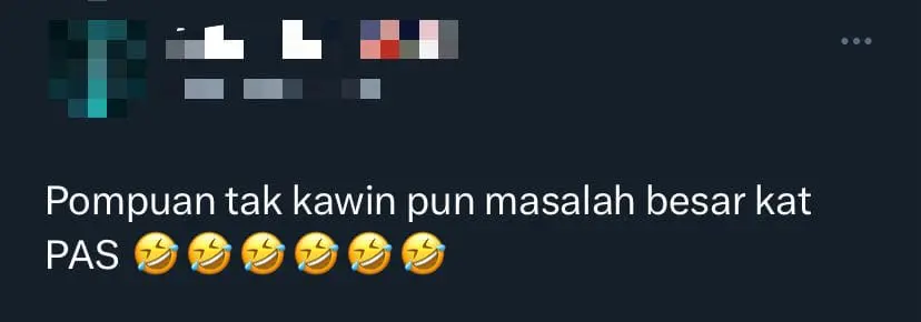 PAS MP Bashed For Suggesting Polygamy As 'Way Out' For M'sian Women Who Marry Late comment 2