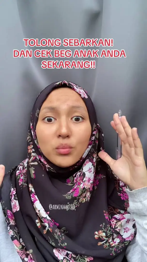 Msian teacher explaining how dangerous it is for a student to bring a pen cutter to school