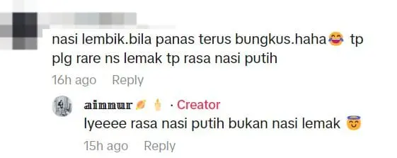 M’sian Woman Disappointed Purchasing RM1 Nasi Lemak That Literally Looks & Tastes Like Nasi Impit