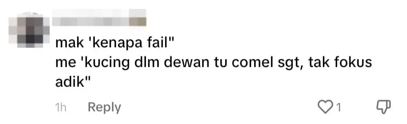 Kitten Sneaks Into Exam Hall & Snatches Lanyard While M'sian Students Are Focusing On Their Exams comment 2