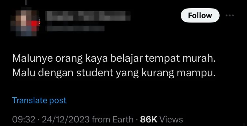 UiTM Student Bashed For Driving A Lamborghini, Claims She Was Only Collaborating With Brands comment 1